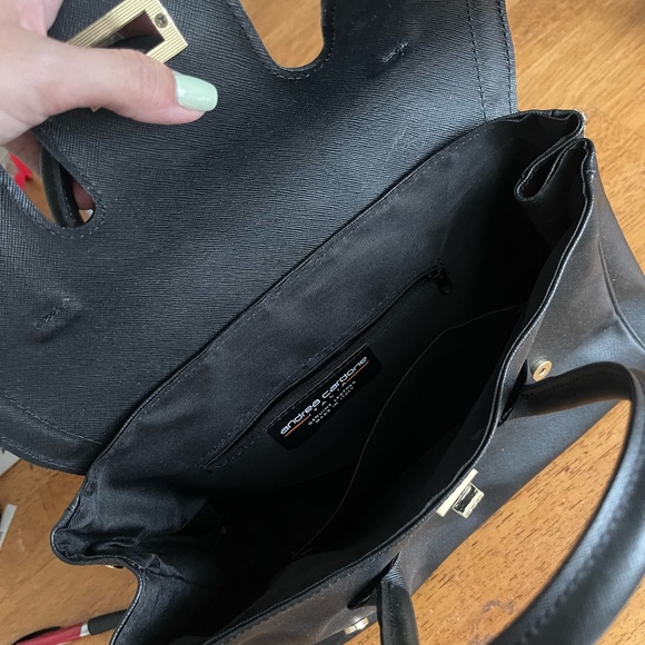 Andrea Cardone Made In Italy Leather Satchel - Picture 10 of 12